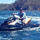 Rudolph Rajendra getting inspiration for an exciting upcoming jet ski action sequence.