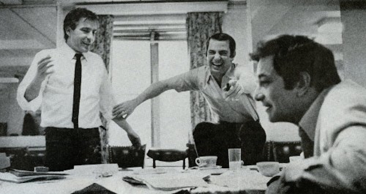 Peter Falk, John Cassavetes, and Ben Gazzara in Husbands (1970)