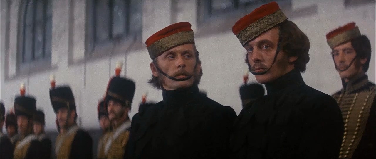 Alan Dobie, John Hallam, and David Hemmings in The Charge of the Light Brigade (1968)