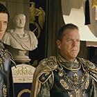 Kiefer Sutherland and Sasha Roiz in Pompeii (2014)