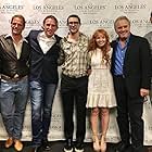 Director James Cotten with the cast of Painted Woman at the Los Angeles Film School screening.