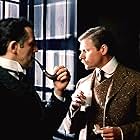 Vasiliy Livanov and Vitali Solomin in Sherlock Holmes and Doctor Watson: The Acquaintance (1980)