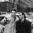 Charles Aznavour and Jacques Charrier in The Chasers (1959)