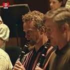 Still of Morten Brovn and Caspar Phillipson in “The Orchestra” season 2