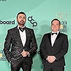 80th Golden Globe Awards Attendees - Mohamed Karim, Actor, and Stanley Preschutti, Executive Producer