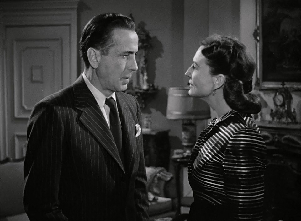 Humphrey Bogart and Agnes Moorehead in Dark Passage (1947)