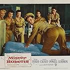 Jack Lemmon, Mimi Doyle, Maura Murphy, Jeanne Murray, Kathleen O'Malley, and Lonnie Pierce in Mister Roberts (1955)