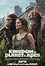 Peter Macon, Owen Teague, and Freya Allan in Kingdom of the Planet of the Apes (2024)