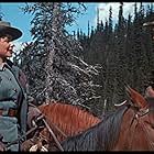 James Stewart, Steve Brodie, and Ruth Roman in The Far Country (1954)