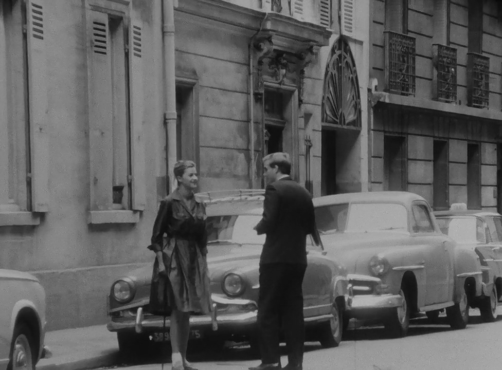 Michèle Girardon and Barbet Schroeder in The Bakery Girl of Monceau (1963)