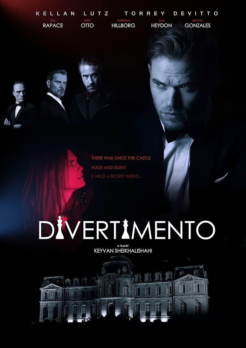 Ola Rapace, Götz Otto, Kellan Lutz, Torrey DeVitto, and Christian Hillborg in Divertimento (2020)