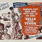 Randolph Scott, Bob Burns, Gypsy Rose Lee, Dinah Shore, and Charles Winninger in Belle of the Yukon (1944)