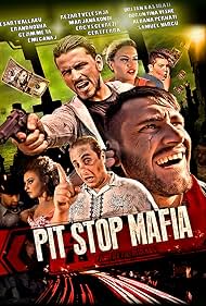 Rezart Veleshnja, Dritan Kastrati, Besart Kallaku, Erand Hoxha, and Gezim Meta in Pit Stop Mafia (2016)