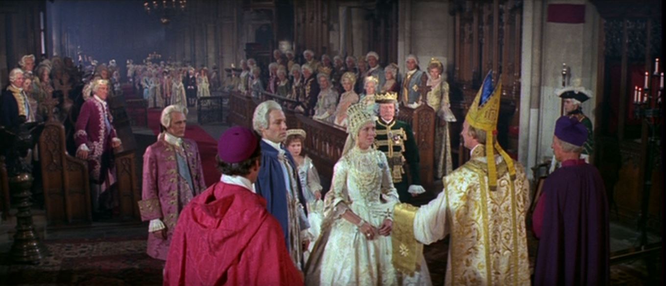 Richard Chamberlain, Geoffrey Bayldon, Christopher Gable, Michael Hordern, Vivienne McKee, and André Morell in The Slipper and the Rose: The Story of Cinderella (1976)