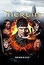 Richard Wilson, Angel Coulby, Katie McGrath, Colin Morgan, and Bradley James in Merlin (2008)