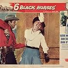 Audie Murphy, Dan Duryea, and Joan O'Brien in Six Black Horses (1962)