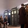 John Hurt, David Tennant, Matt Smith, and Jenna Coleman in Doctor Who (2005)