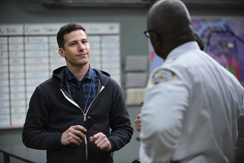 Andre Braugher and Andy Samberg in Brooklyn Nine-Nine (2013)