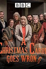 Derek Jacobi and Diana Rigg in A Christmas Carol Goes Wrong (2017)