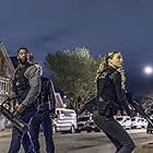 Patrick John Flueger, Tracy Spiridakos, and LaRoyce Hawkins in Chicago P.D. (2014)