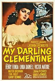 Henry Fonda, Linda Darnell, and Victor Mature in My Darling Clementine (1946)
