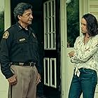 Gil Birmingham and Daisy Ridley in The Marsh King's Daughter (2023)