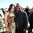 Regina Hall and Barry Jenkins at an event for The 37th Film Independent Spirit Awards (2022)