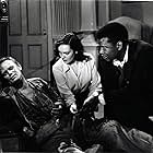 Linda Darnell, Sidney Poitier, and Richard Widmark in No Way Out (1950)