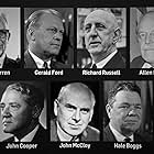 Gerald Ford, Hale Boggs, John Sherman Cooper, Allen Dulles, John J. McCloy, Richard B. Russell, and Earl Warren in JFK Revisited: Through the Looking Glass (2021)