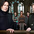 Alan Rickman, Maggie Smith, Rupert Grint, Daniel Radcliffe, and Emma Watson in Harry Potter and the Half-Blood Prince (2009)