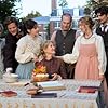 Laura Dern, Louis Garrel, Bob Odenkirk, Emma Watson, Saoirse Ronan, Timothée Chalamet, James Norton, and Florence Pugh in Little Women (2019)