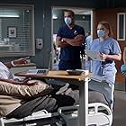 Jesse Williams, Chris Carmack, and Jaicy Elliot in Grey's Anatomy (2005)