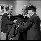 Moe Howard, Larry Fine, and Joe Besser in Fifi Blows Her Top (1958)