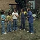 Luke Batchelor, Philip Sadler, Tracy Strand, Wayne Kebell, and Lesley Saunders in The Chiffy Kids (1976)