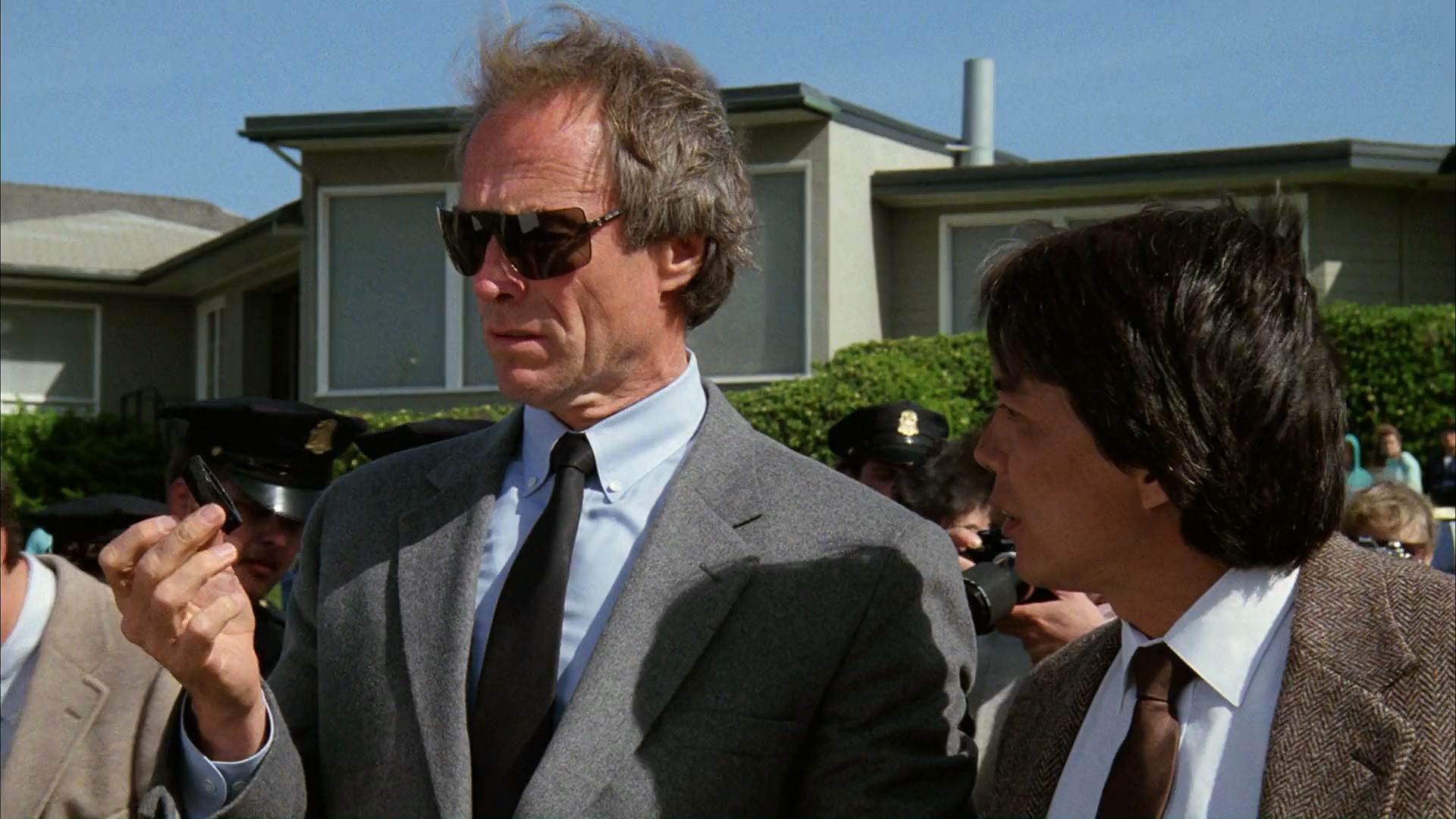 Clint Eastwood and Evan C. Kim in The Dead Pool (1988)