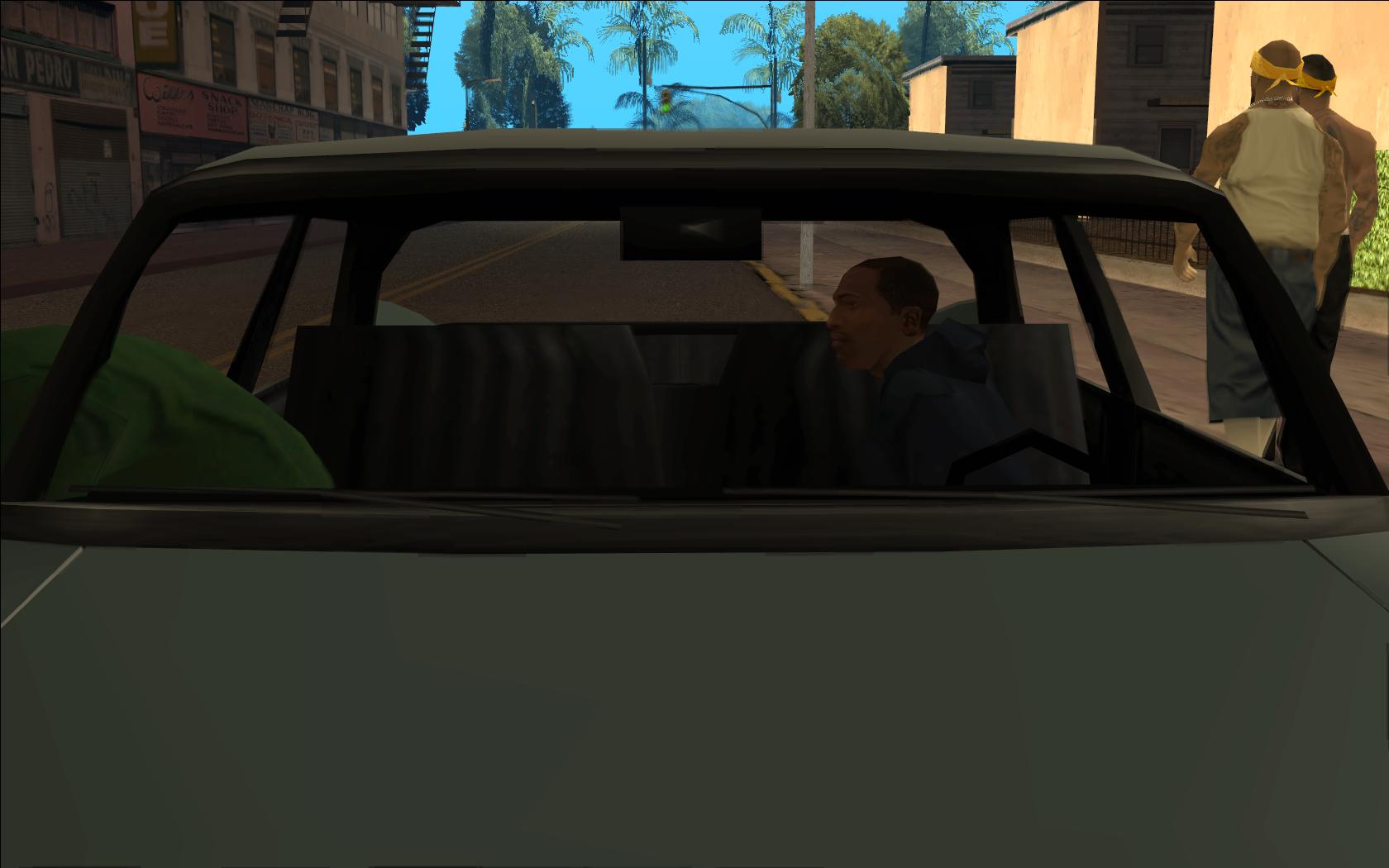 Clifton Powell and Young Maylay in Grand Theft Auto: San Andreas (2004)