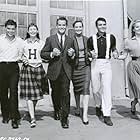 Tuesday Weld, Warren Berlinger, Michael Callan, Dick Clark, Victoria Shaw, and Roberta Shore in Because They're Young (1960)