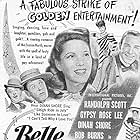 Randolph Scott, Bob Burns, Gypsy Rose Lee, Dinah Shore, and Charles Winninger in Belle of the Yukon (1944)