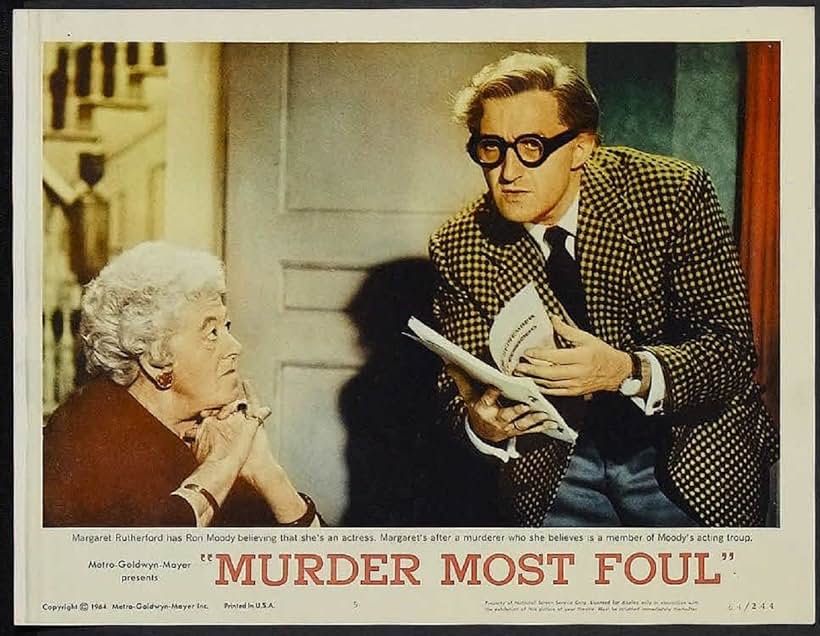 Ron Moody and Margaret Rutherford in Murder Most Foul (1964)