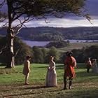 Gay Hamilton, Ryan O'Neal, and Leonard Rossiter in Barry Lyndon (1975)