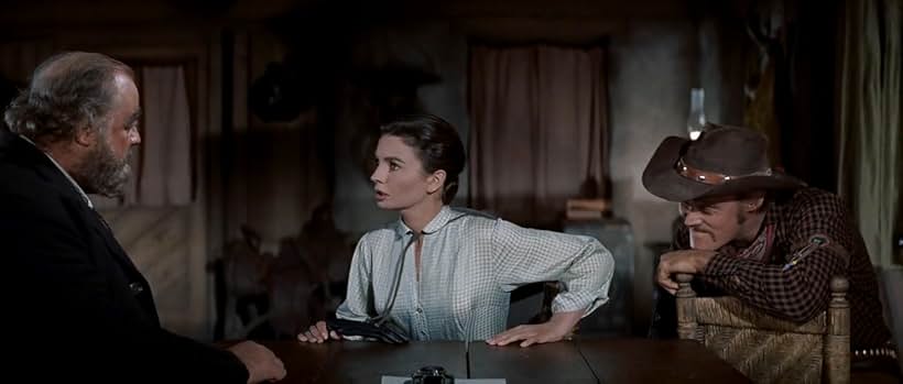 Jean Simmons, Chuck Connors, and Burl Ives in The Big Country (1958)