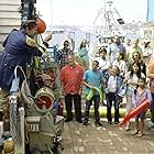 David Arquette, Johnny Whitaker, Julia Garcia, Jonathan Hillstrand, and Claudia de Vasco in Sigmund and the Sea Monsters (2016)