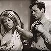 Julie Christie and Dirk Bogarde in Darling (1965)