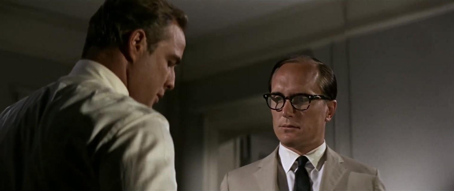 Marlon Brando and Robert Duvall in The Chase (1966)