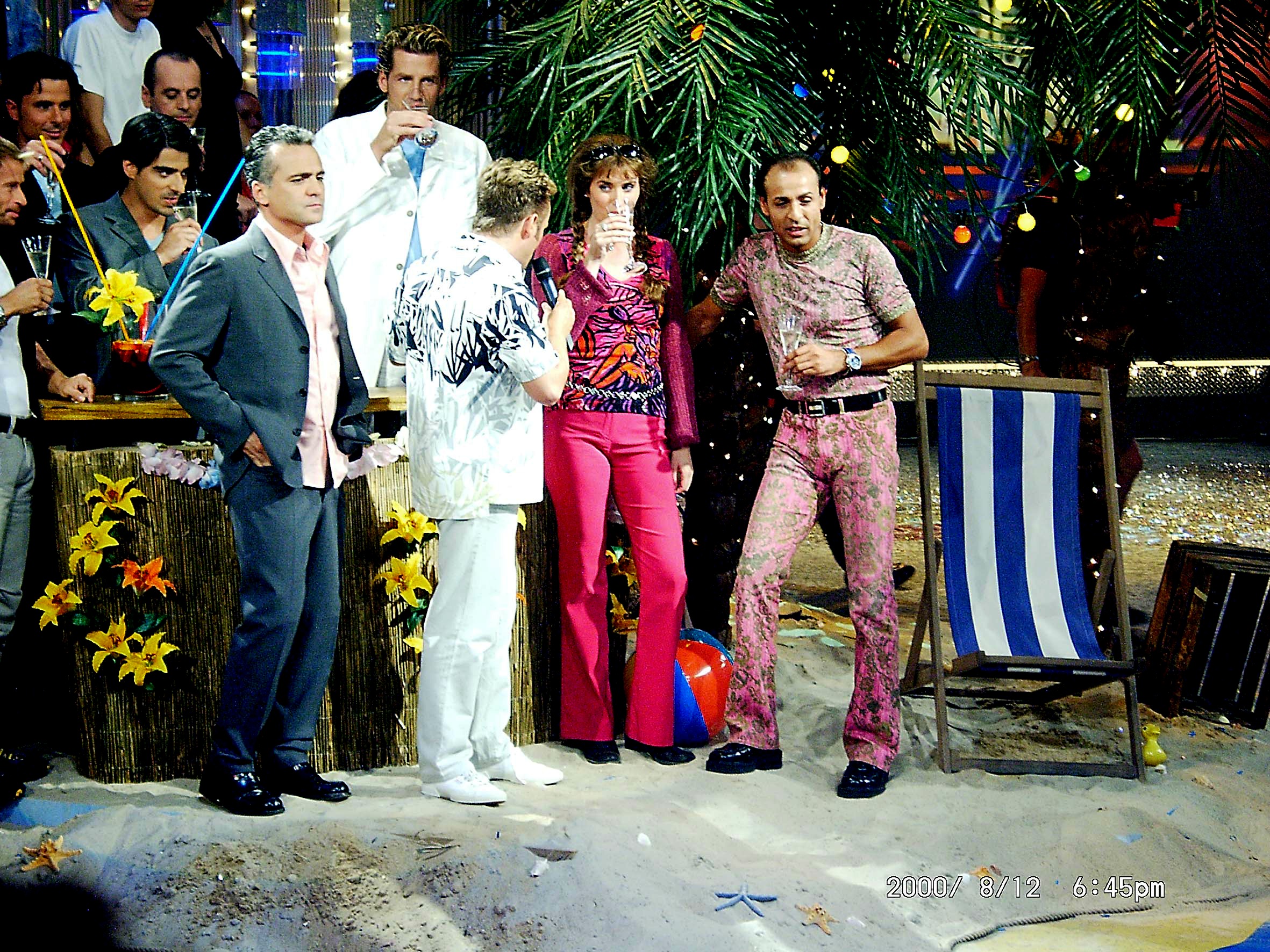 Nino De Angelo, Uwe Hübner, André Stade, Ibrahim Bekirovic, and Claudia Christina in ZDF Hitparade (1969)