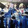 Kelly Preston, Lea Thompson, Kate Capshaw, Joaquin Phoenix, Tate Donovan, and Larry B. Scott in SpaceCamp (1986)