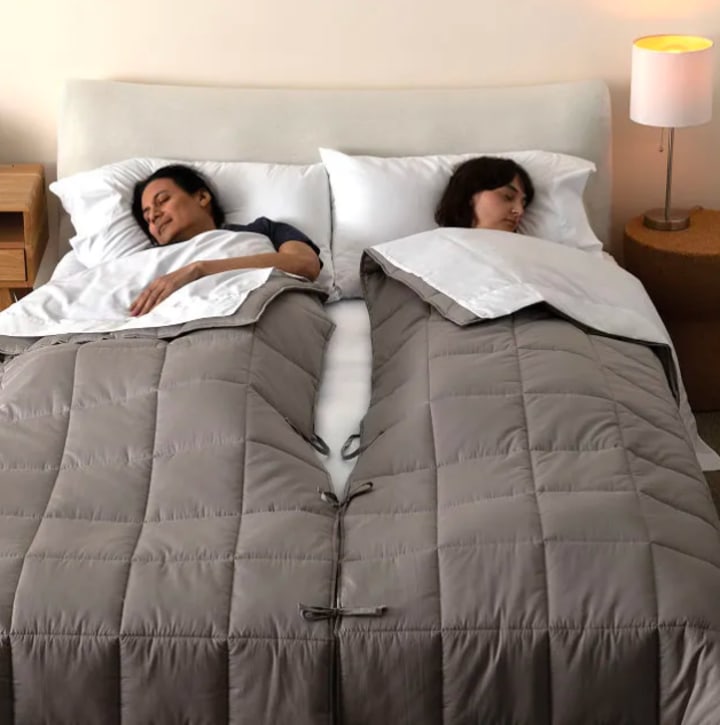 Uncommon Goods Couple’s Split Bedding