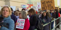 Protesters rally for gun reform at Tennessee state capitol after Nashville shooting