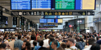 According to SNCF a massive attack on a large scale hit the TGV network and many routes will have to be cancelled. SNCF urged passengers to postpone their trips and stay away from train stations.