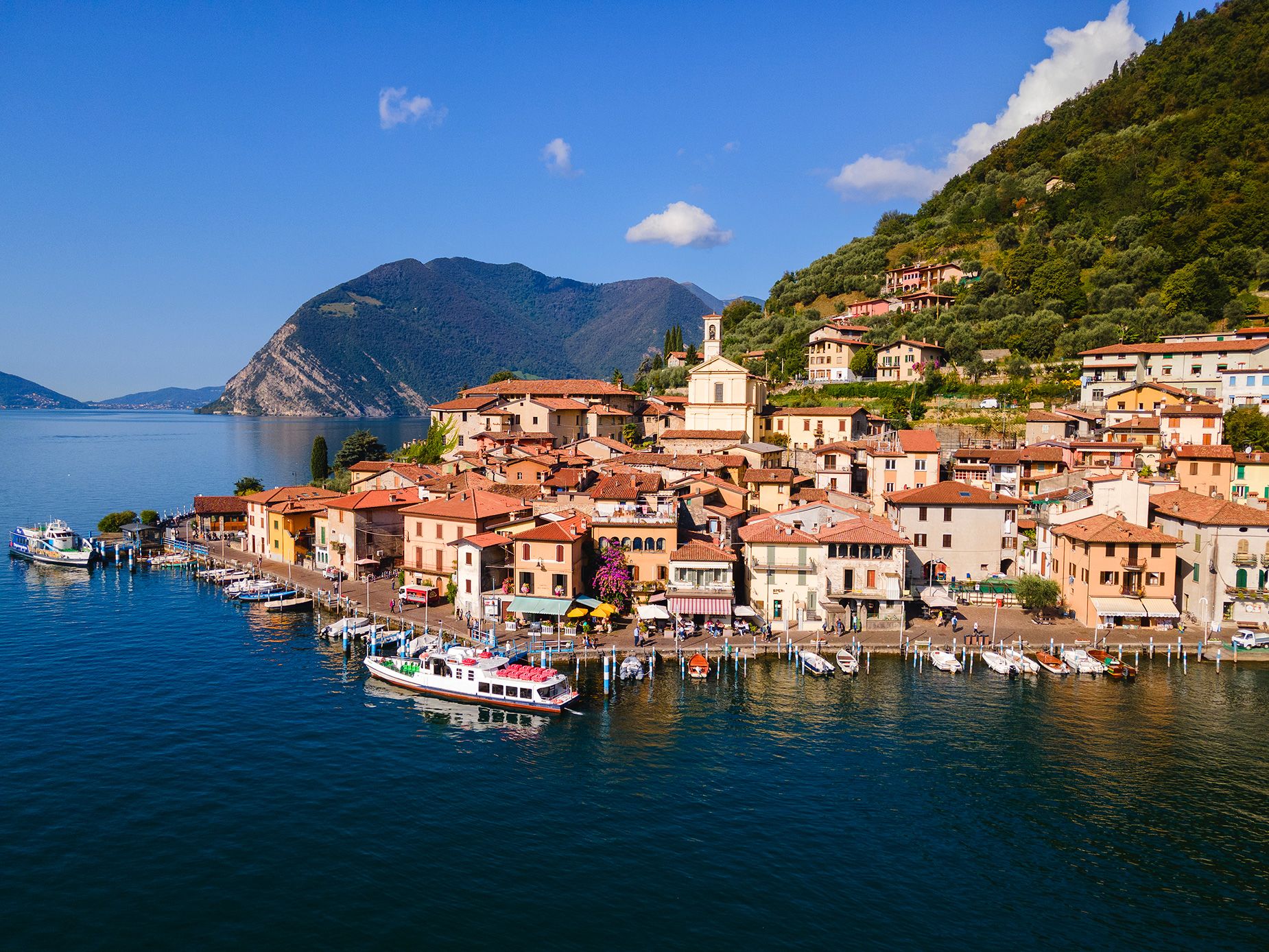 <strong>Iseo: </strong>This crystal-clear lake near Milan is formed from Alpine glacial meltwater.